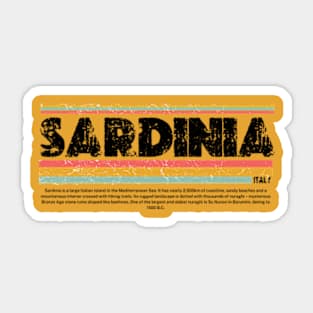 Sardinia, Italy Sticker